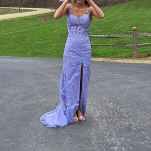 Size 2 lavender prom dress